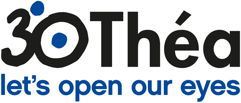 Logo Théa. 30 aniversario.<br />
Colaborador Congreso IOR